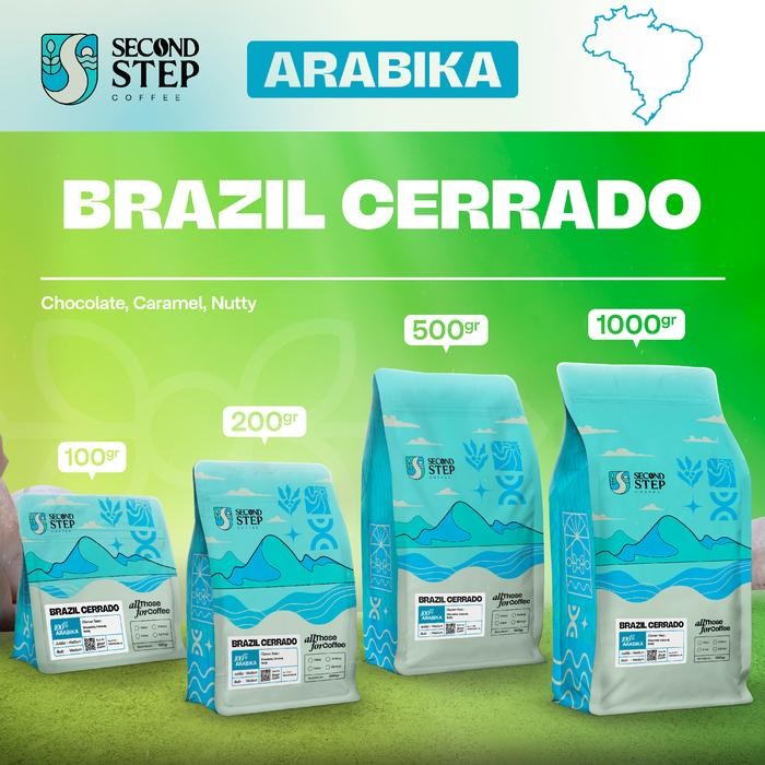 

Pilihan- Kopi Arabika Brazil Cerrado Arabica Coffee Beans Coffe Biji Bubuk