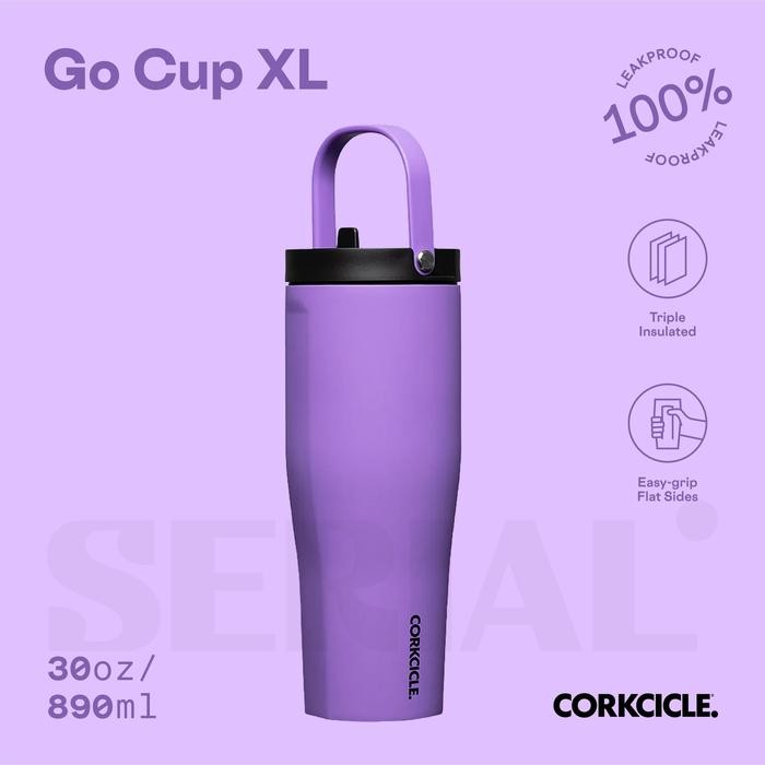 

Pilihan- Corkcicle Go Cup Xl 30Oz - Varsity Purple
