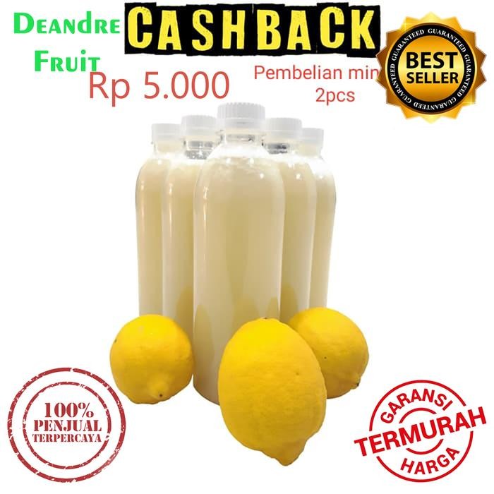 

Pilihan- Promo Murah Sari Lemon 500 Ml Air Lemon Murni Buah Jeruk Dijamin Murah