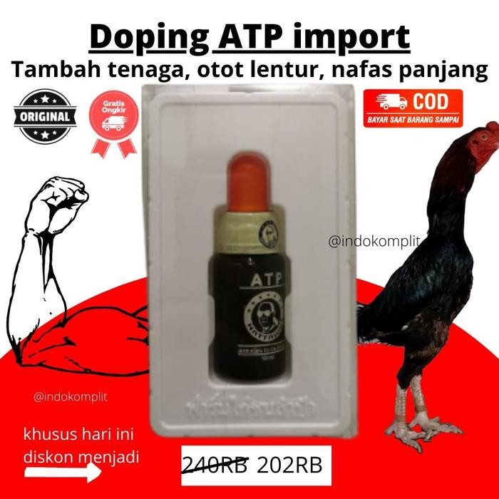 Doping Ayam Atp Aduan Bangkok Laga Lampam Obat Vitaminterbaik