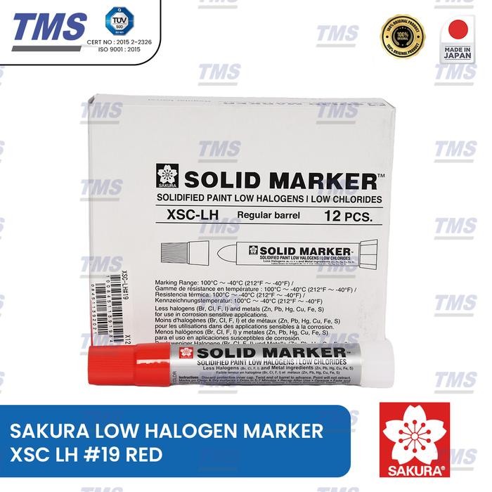 

Spidol Solid Marker - Low Halogens & Low Chlorides Sakura Xsc Lh Original