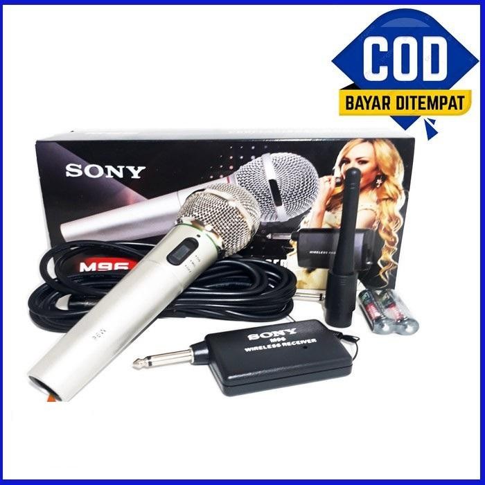 Pilihan- Sony Mic M96/781 Microphone Bisa Wireless Dan Kabel 2In1
