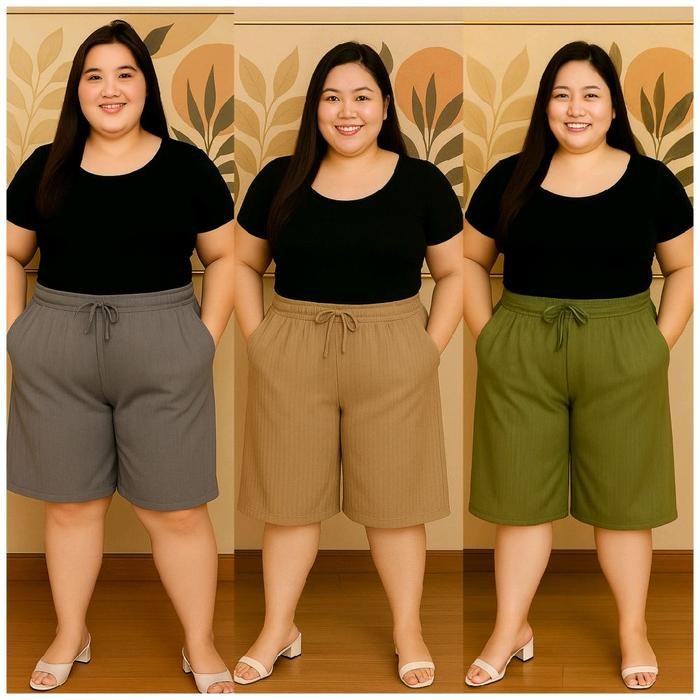 PAKET HEMAT 100RB DAPAT 5 PCS KULOT HORNET PREMIUM 7/8 Celana Wanita Tebal