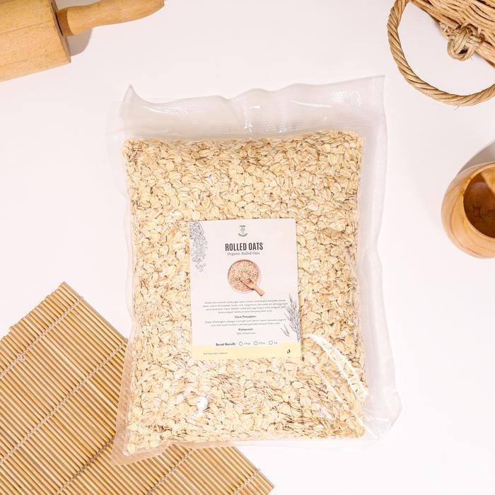 

Tani Organic Rolled Oat Oatmeal 1 Kg - Gandum Utuh Super Food 1 Kg