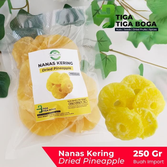

Buah Nanas Kering 250gr / Dried Pineapple Fruit Quality Import