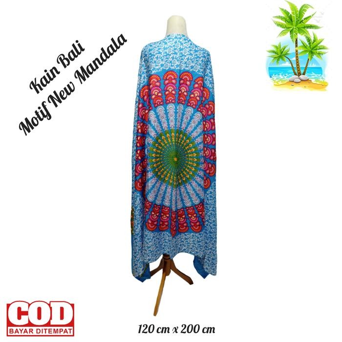 

KAIN PANTAI BALI JUMBO MOTIF MANDALA UKURAN 120X185-190 CM KODE 351