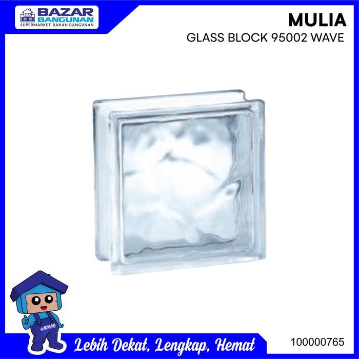 Pilihan- Mulia - Glass Block / Gelas Blok Wave 95002