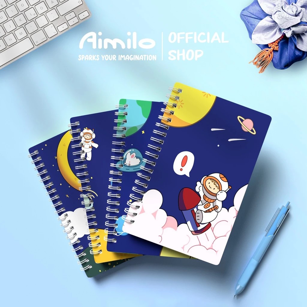 

[READY] Aimilo Notebook A5/A7 Buku Diary Aesthetic Buku Jurnal Buku Catatan Buku Note Stiker Buku Tulis Aesthetic Sekolah Stationary