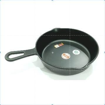 P7008A PIRING MELAMIN MODEL PENGGORENGAN HITAM GOLDEN DRAGON