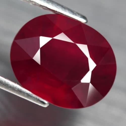 Natural Red Ruby Top Blood Oval Cutting 4.34 Ct Batu Rubi Merah Asli Origin Madagascar Untuk