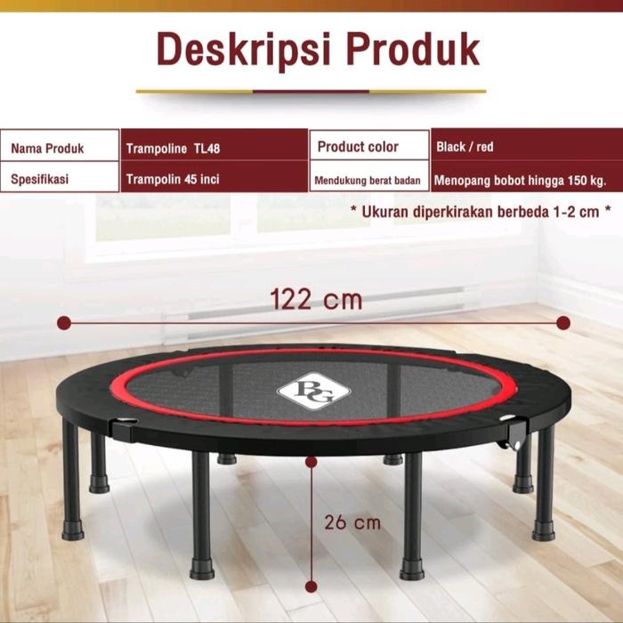 Promo Trampolin Dewasa Alat Olahraga Lompat Berkualitas