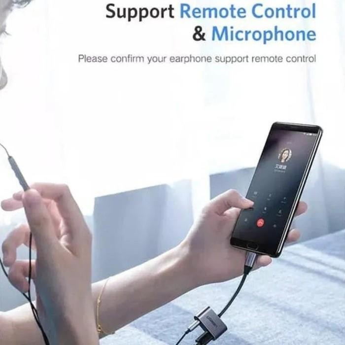 UGREEN 50596 AUDIO ADAPTER TYPE C TO C + JACK 3.5MM NON DAC