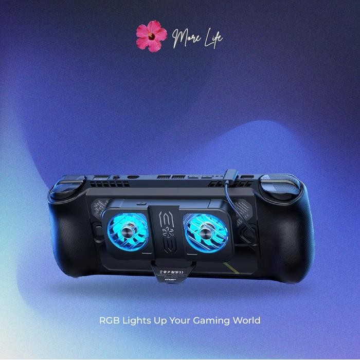 JSAUX MODCASE AND COOLING FAN BUNDLE, COOLING KIT FOR ROG ALLY X GAMES GAMEPAD