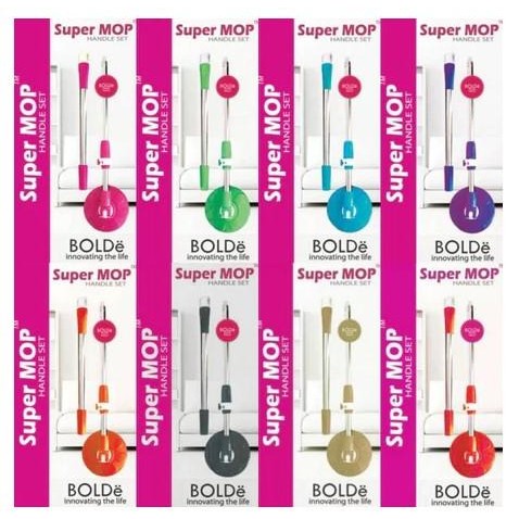 HANDLE SET SUPER MOP BOLDE GAGANG TONGKAT+KEPALA MOP DAN KAIN PEL/HANDLE SET SUPER MOP/TONGKAT PEL