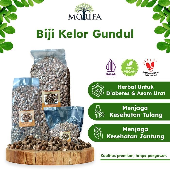

Terbaru Biji Kelor Hitam Premium 250gr - 1kg La Mu Zi Moringa Herbal Asli