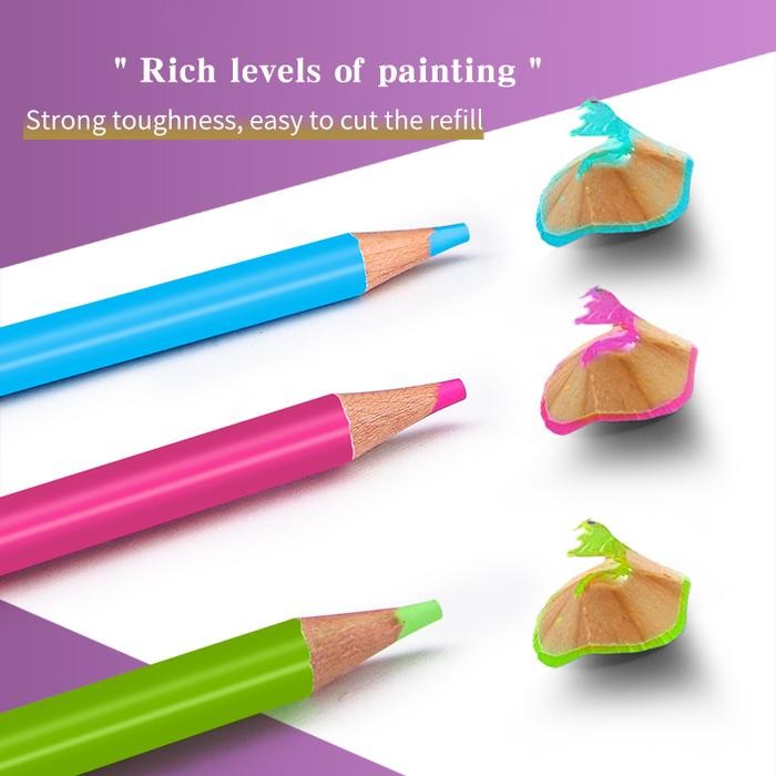 

Promo Brutfuner Macaron 12/24/50/72 Colored Pencil Professional Pastel Drawing Pen Pencils Tbk