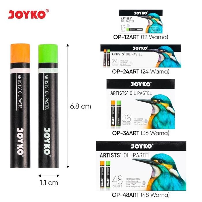 Promo Joyko Artist Oil Pastel Op-36Art / Krayon Mewarnai 36 Warna High Pigment Berkualitas Terjamin