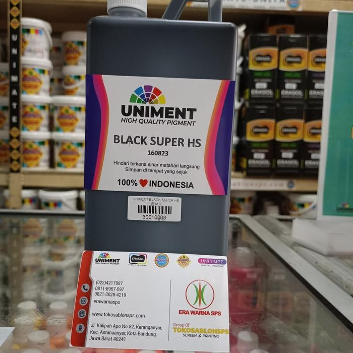 

Promo Bibit Pewarna / Pigment Warna Uniment Black Super Hs @1Kg Terlaris
