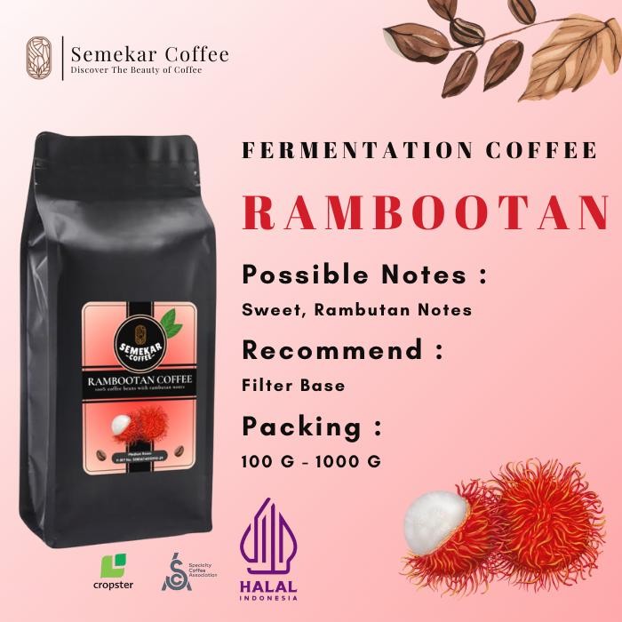 Semekar Coffee - Rambootan Fermentation Kopi Anaerob Natural Roasted Beans