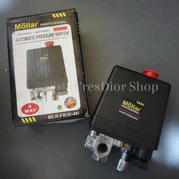 OTOMATIS KOMPRESOR ANGIN 4 LUBANG 4 WAY AUTOMATIC COMPRESSOR MOLLAR
