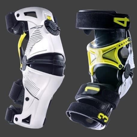 Knee Brace Mobius Brace MX Enduro White Acid