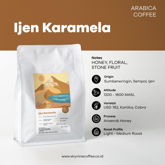 

KOPI ARABIKA IJEN KARAMELA ROASTED BEANS