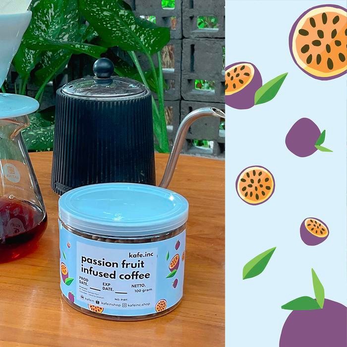 

Passion Fruit Infused Coffee Kafein 100 gram