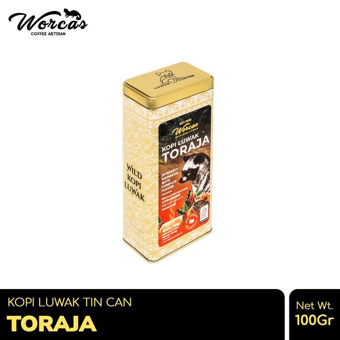 

WORCAS Kopi Luwak Toraja 100gr Tin Can