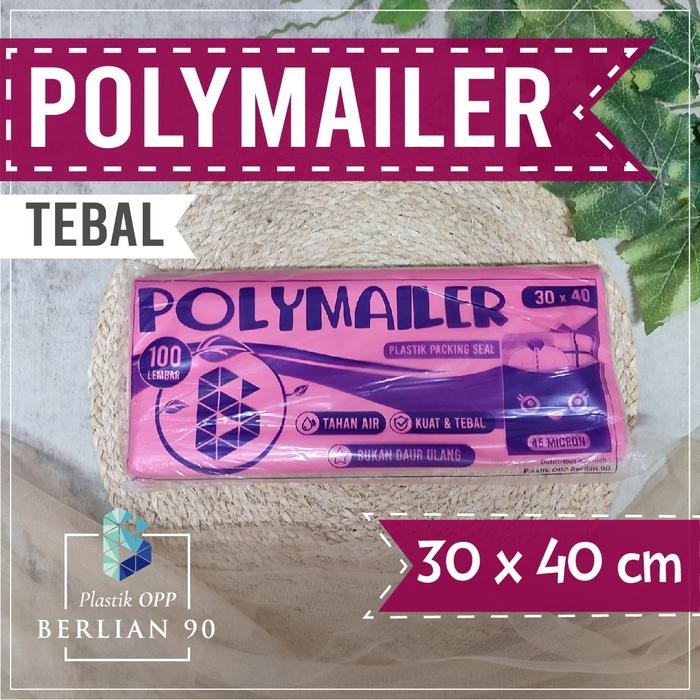 

POLYMAILER PINK 17X30 CM / PLASTIK PACKING ONLINE AMPLOP PLASTIK KODE 669