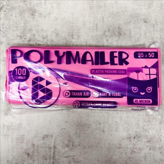 

POLYMAILER PINK 35 X 50 CM / PLASTIK PACKING ONLINE AMPLOP PLASTIK KODE 689
