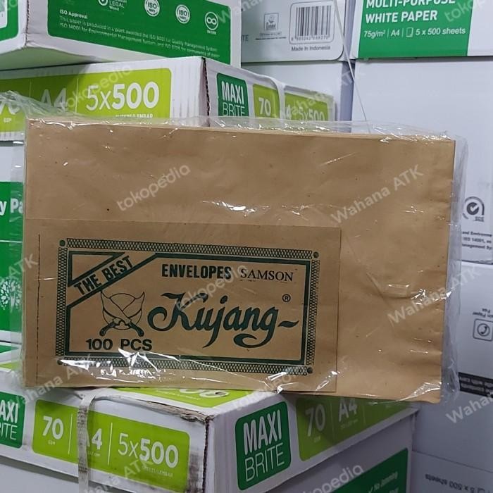 

AMPLOP COKLAT TANGGUNG 1/2 FOLIO KODE 358
