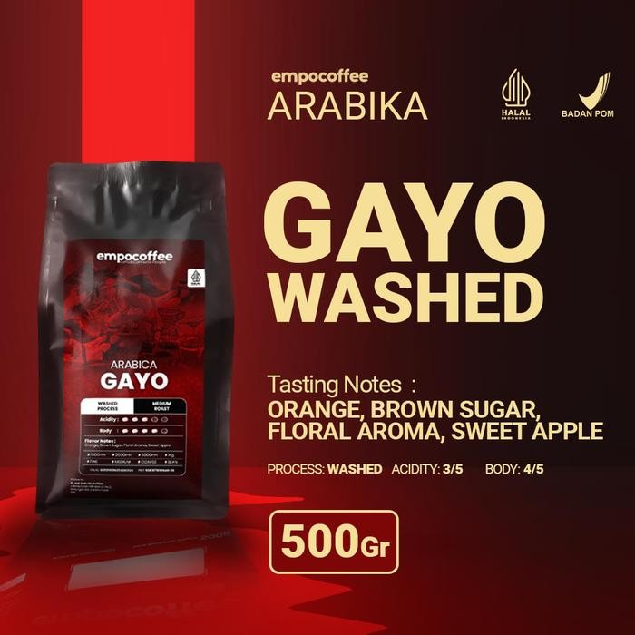

Kopi Arabika Aceh Gayo Sumatra Arabica Coffee Bean Coffe Beans 500 gr