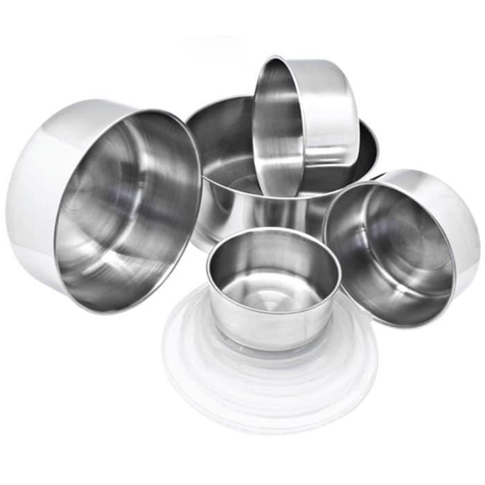 Rantang Stainless Susun 5 / Lunch Box Susun Stainless / Wadah Makanan