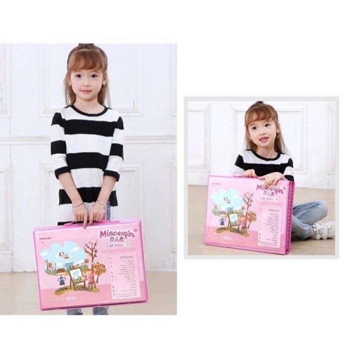 

Alat Lukis Set 208 Pcs Crayon Oil Paste Pensil Warna Pensil