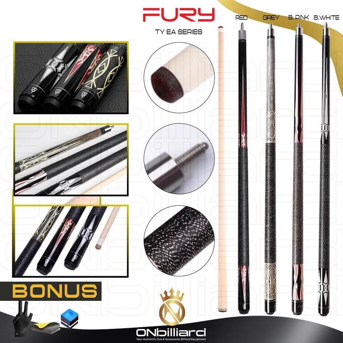 Fury Ty Ea Cue Stick Stik Play Billiard Biliar Biliard Biliyar