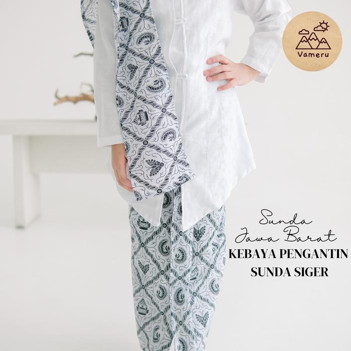 BAJU ADAT KEBAYA SUNDA ANAK PENGANTIN SIGER
