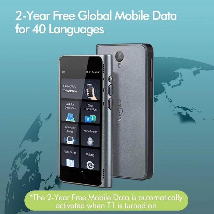 

Timekettle Fluentalk T1 Translator Device 40 Languange Alat Penerjemah 40 Bahasa