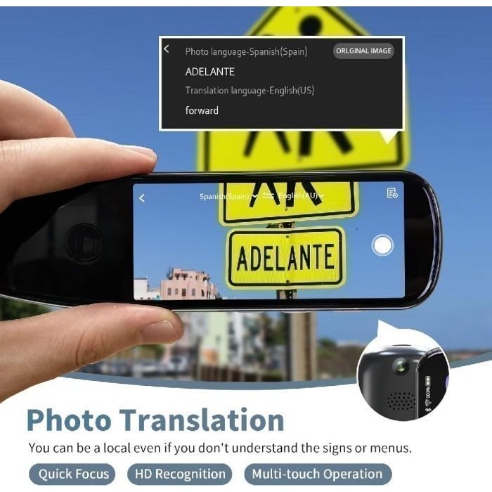 

X5 Pro Translator Pen - Pena Penerjemah Digital Hingga 112 Bahasa