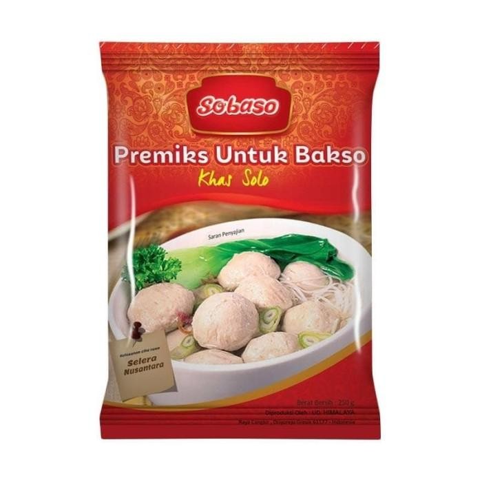 

(Expert) TEPUNG PREMIKS BAKSO / PENGENYAL BAKSO / SOBASO PREMIKS BAKSO 250gr