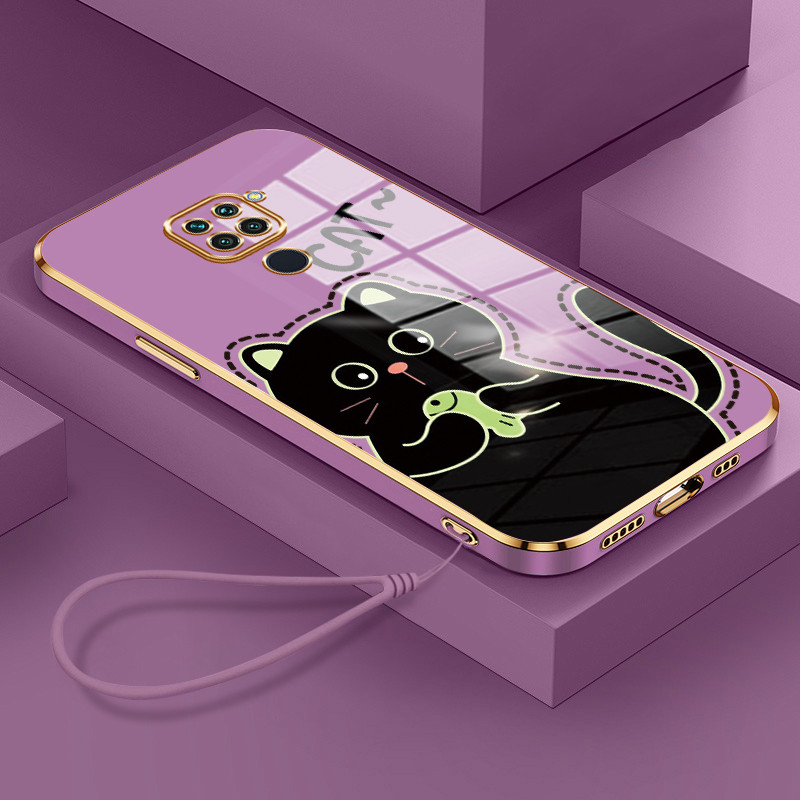 Casing Hp Untuk Xiaomi Redmi Note 9 Note 9s Note 9 Pro Case Casing pola Kucing bagus Kesing HP Cesin