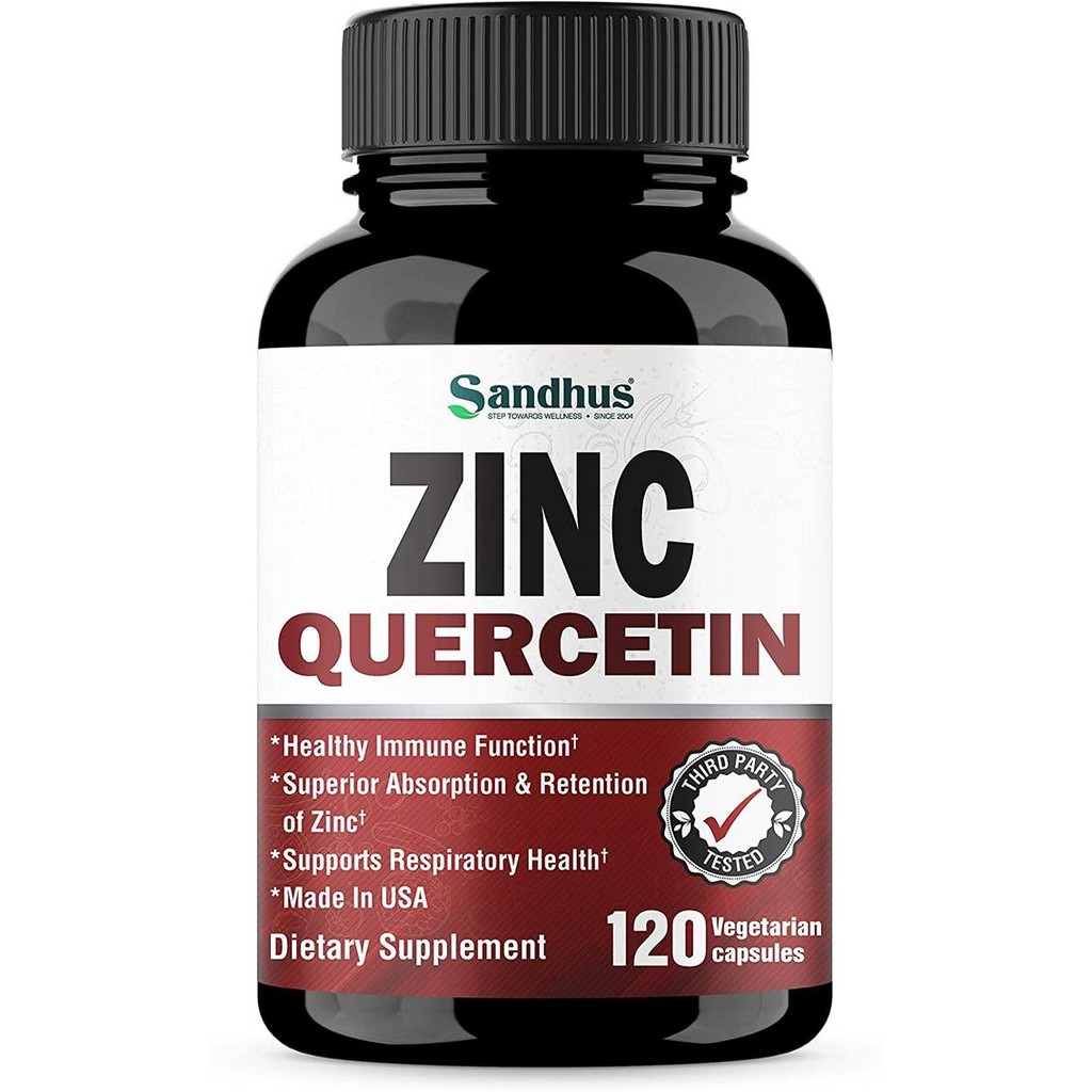 Zinc + Quercetin Jantung, Immune, Saluran Pernafasan Paru2