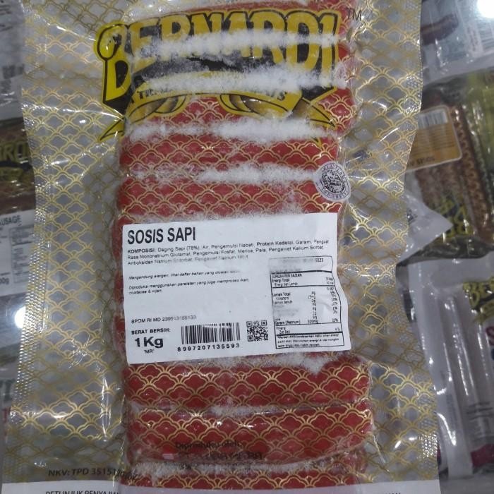 

(Expert) Bernardi Sosis Sapi 1 kg Merah