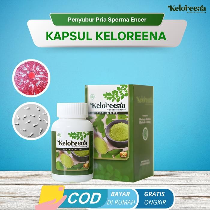 [ MUTU TERJAMIN ] Keloreena Herbal Original Vitamin Suplemen Penyubur Pria Dewasa Herbal Penyubur