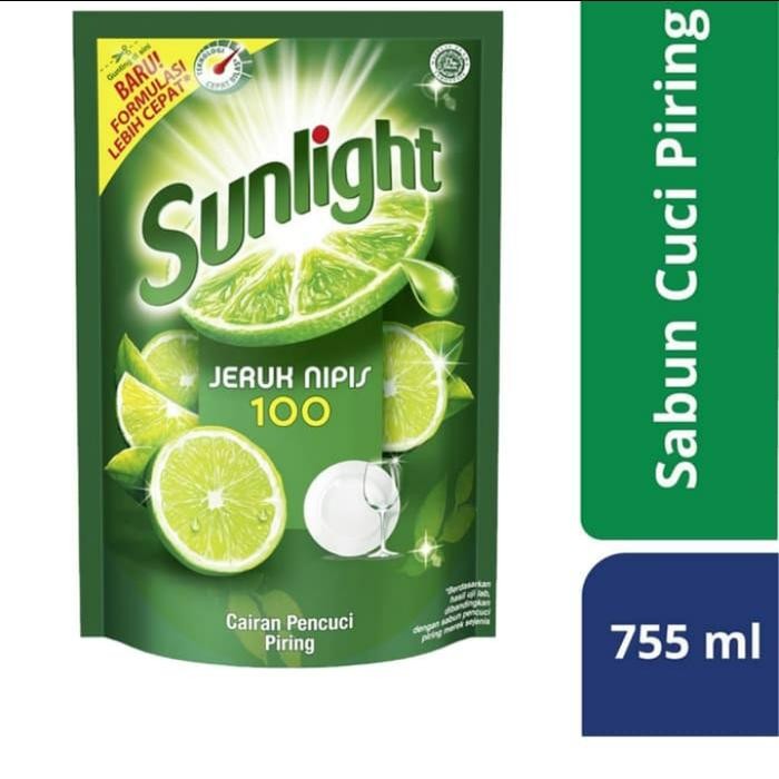 Sunlight Sabun Pencuci Liring Lime 775 ML Murah