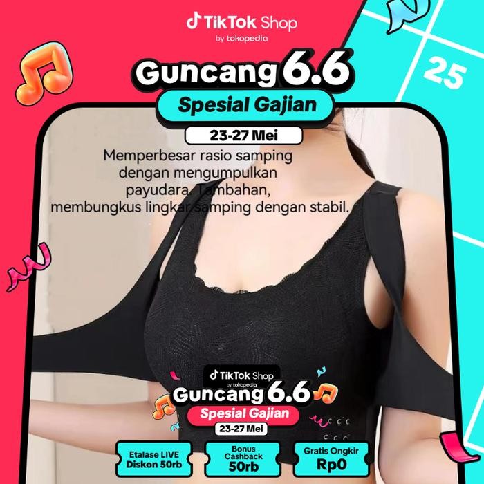 [Vimisu]Bra Sport Terbaru Tanpa Kawat/Menegak Bahu Dengan Sempurna Bh