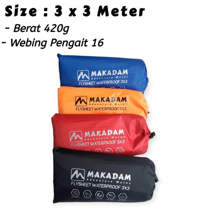 Consina - Flysheet Tenda Camping Campervan Bushcraft Waterproof 2X3 3X3 3X4 4X6