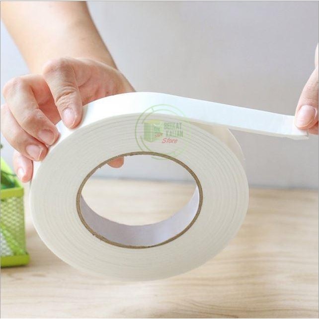 

Stok Baru Double Tape Foam Tebal 5mm Foam Double Sided Tape Adhesive Tape 5meter