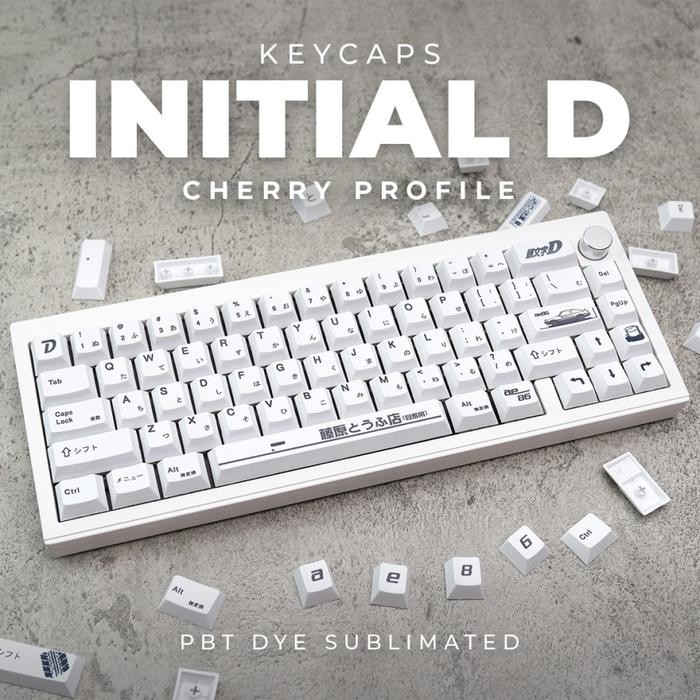 Initial D PBT Dye Sub Keycaps