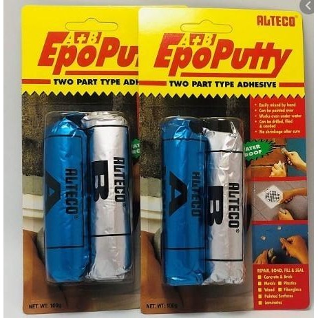 

Stok Baru PROMOO!!! Lem Epo Putty Alteco / Epo Putty / Lem porting 100&50 gram