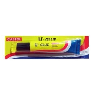 

Stok Baru 1 Lusin Lem Castol U-Glue Tube 7ml Transparan